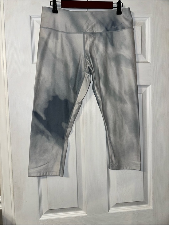Nike Pants - Nike Gray Tie-Dye Capri Leggings